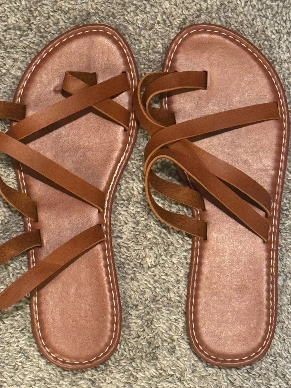 Brown Strappy Women’s Sandals